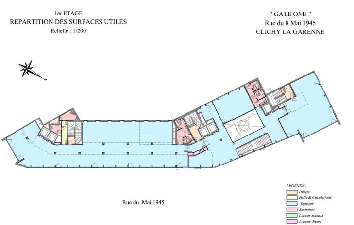 Bureau Location 92110 CLICHY 1-5 RUE DU 8 MAI 1945