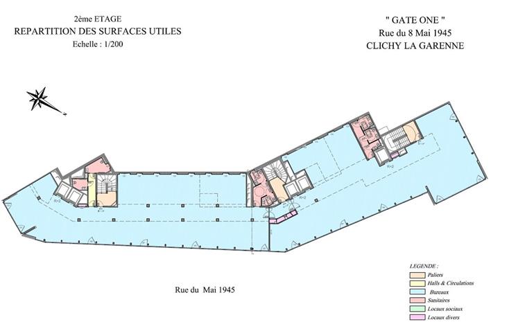 Bureau Location 92110 CLICHY 1-5 RUE DU 8 MAI 1945