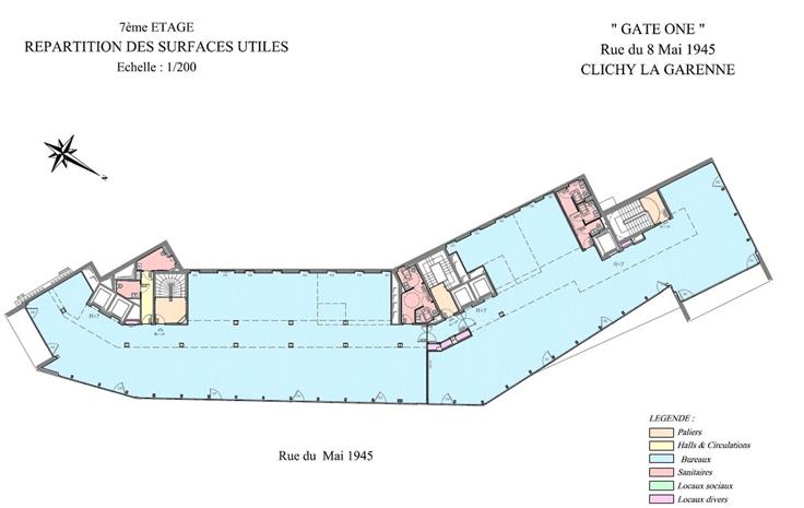 Bureau Location 92110 CLICHY 1-5 RUE DU 8 MAI 1945