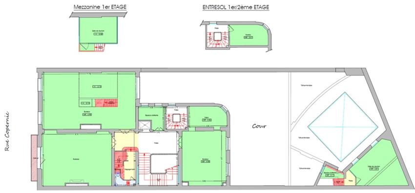 Bureau Location 75116 PARIS 44 RUE COPERNIC