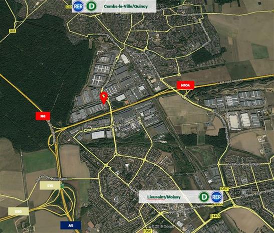 Entrepôt / Local d'activités Location 77127 LIEUSAINT