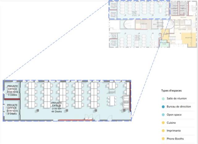 Coworking Location 75012 PARIS 2-12 RUE DES PIROGUES DE BERCY