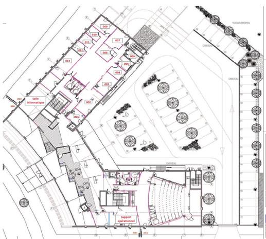 Bureau Location 33300 BORDEAUX 6 PLACE RAVEZIES