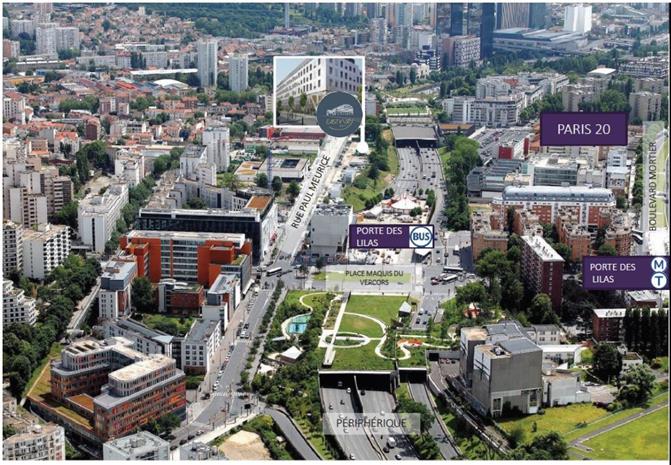 Bureau Location 75020 PARIS 31 RUE PAUL MEURICE