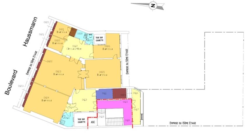 Bureau Location 75008 PARIS 103 BOULEVARD HAUSSMANN