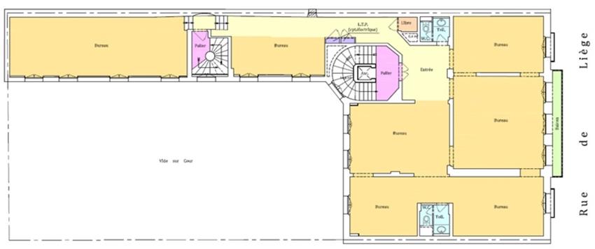 Bureau Location 75008 PARIS 36 RUE DE LIEGE