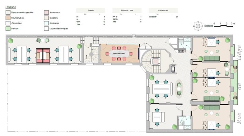 Bureau Location 75008 PARIS 36 RUE DE LIEGE