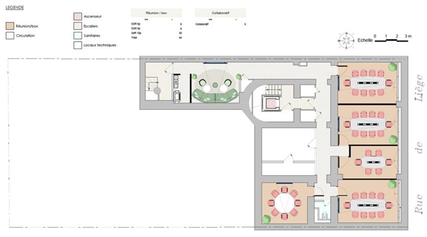 Bureau Location 75008 PARIS 36 RUE DE LIEGE